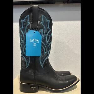 New Lane Saratoga Classic Square Toe Boots Women's Size 9